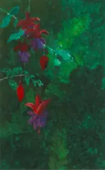 Fuchsia by Paul Wonner, c. 1968, watercolor and casein on paper, offered Nov 2007