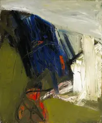 Joan Brown, Untitled, 1957, oil on canvas