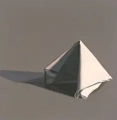 Gordon Cook, Folded Napkin, oil on canvas