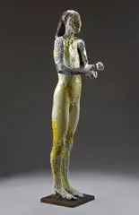 Manuel Neri, Standing Figure, 2004, bronze with oil-based pigments