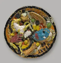 Untitled by Viola Frey, 1988, glazed ceramic, sold Nov 2007