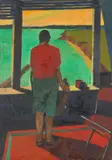 Mel Adamson, Studio View, oil on canvas