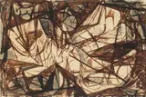 James Strombotne, Untitled, 1956, ink and charcoal on paper