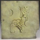 Robert Graham, Franklin Delano Roosevelt Memorial Plaque, Social Programs, 1996, bronze relief with unique patina