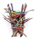 Charles A. Arnoldi, Mask, 1984, acrylic on wood