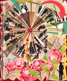 Lari Pittman, This Amusement, Beloved and Despised, Continues Regardless, 1989, acrylic and enamel on mahogany panel