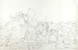Masami Teraoka, Study for Hanauma Bay Series / Camera Crew