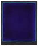 Eric Orr, Dark Color #2, 1988, oil on canvas on panel with lead-wrapped wood