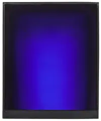 Blue Void #3 by Eric Orr, 1987, oil on linen on panel with lead-wrapped wood, sold Nov 2007