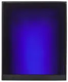 Eric Orr, Blue Void #3, 1987, oil on linen on panel with lead-wrapped wood