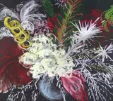 Peter Alexander, Rosalia I, 1988, pastel on paper