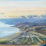 Larry Cohen, View of the Bay, Pacific Palisades, Late Afternoon