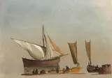 Albert Bierstadt, Fishing Boats