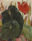 Catharine Carter Critcher, Flamingo Calla, oil on canvas