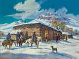 Marjorie Reed, U.S. Army at the New Oraibi Trading Post
