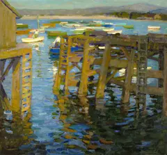 E. Charlton Fortune, Late Afternoon, Monterey, 1914, oil on canvas