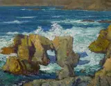 Ferdinand Burgdorff, Natural Arch, thought to be Carmel Highlands