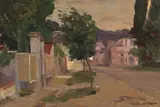 Colin Campbell Cooper, A Village at Dusk