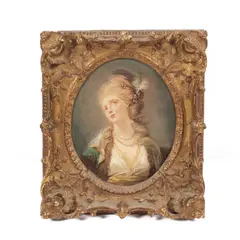 Jean-Frédéric Schall, La Sultana Valida, oil on canvas