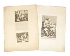 William Hogarth, The Bench, published 4th September 1758, engraving, the plate 19cm x 21cm