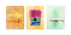 Alistair Grant, Three untitled works, watercolour and ink, each 32cm x 24.5cm (3)