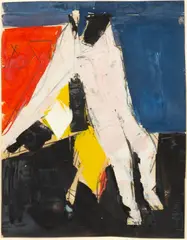 Peter Kinley, Seated Nude, No. 846, oil and pencil on paper