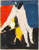 Peter Kinley, Seated Nude, No. 846, oil and pencil on paper