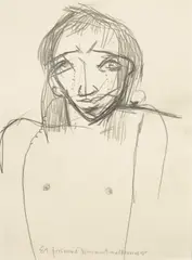 Keith Vaughan, Enfance, pencil