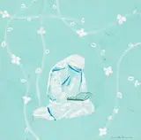 Sunita Kumar, Mother Teresa Reading, oil on canvas
