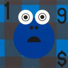 Super Cool World #4629 by Nina Chanel Abney, 36.5cm square unique UV pigment print with matte varnish seal, offered Jun 2026