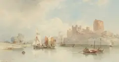 Emil Rieck, Pembroke Castle, South Wales, watercolour