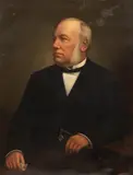 Frederick Warsop, Portrait of a Gentleman, oil on canvas