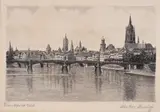 Arthur Uecker-Fenslof, Frankfurt Bridge, etching, 20.5 x 14.5 cm