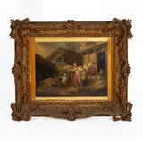 James Ward, A Cottager Return'd from Market, oil on canvas