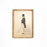 Joshua Dighton, Portrait of Sir Richard Sutton Bt (1798-1855), Master of the Quorn Hunt, full length, watercolour