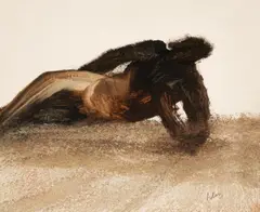Reclining Figure by Sidney Nolan, mixed media, offered Jun 2025