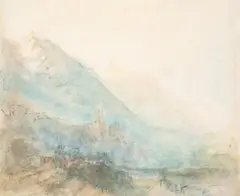 J. M. W. Turner, Martigny: The Castle of La Batiaz, from the South, watercolour