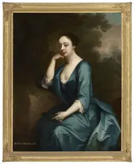 Michael Dahl, Portrait of Viscountess Blundell, née Mary Chetwynd (1680-1756), oil on canvas (unlined)