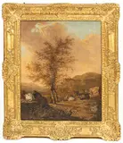 Jan Both, An Italianate Landscape, oil on canvas