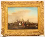 Pieter Wouwerman, Troops at Rest, oil on panel