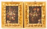 Arrangements of Flowers in Classical Urns by Gaspar Peeter Verbruggen the Younger, oil on panel, offered Jun 2024