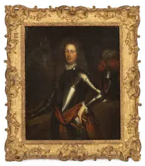 Caspar Netscher, Portrait of a Gentleman, oil on canvas