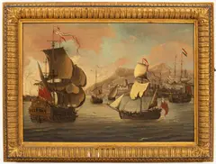 Jacob Knijff, Marine Scene, oil on board