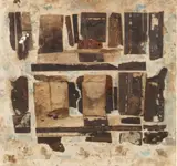 Nigel Temple, Toulon: Grave Accent 27.11.42, mixed media with collage