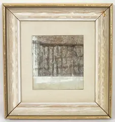 Undercliff X by Nigel Temple, mixed media with collage, offered May 2024