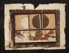Aulaeum by Nigel Temple, mixed media with collage, offered May 2024