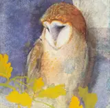 Claire Harkness, Dusk at the Old Oak (2021), watercolour
