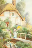Noel Smith, Mother and Child, watercolour