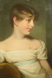 Hugh Douglas Hamilton, Portrait of a Young Lady, oil on canvas