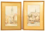 Hubert James Medleycott, Rouen, watercolour